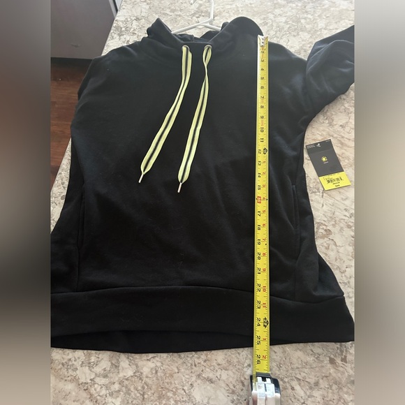 Women Xersion Pullover Hoodie Black Neon String Medium - Picture 6 of 8